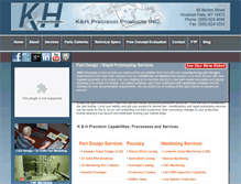 Tablet Screenshot of kandhprecision.com